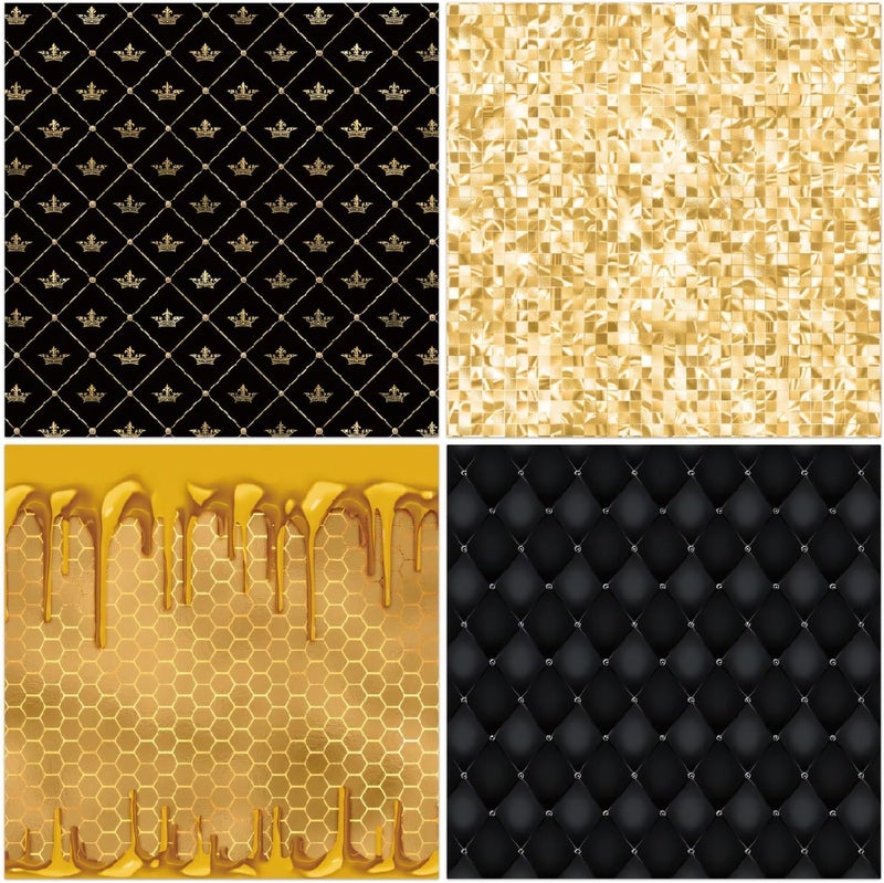 WLXTREE Scrapbook Paper Pad 6x6 Single-Sided Bee Pattern Decopodge Cardstock Paper for Scrapbooking DIY Decorative Background Cardmaking, Junk Journal Craft Supplies - Image 5